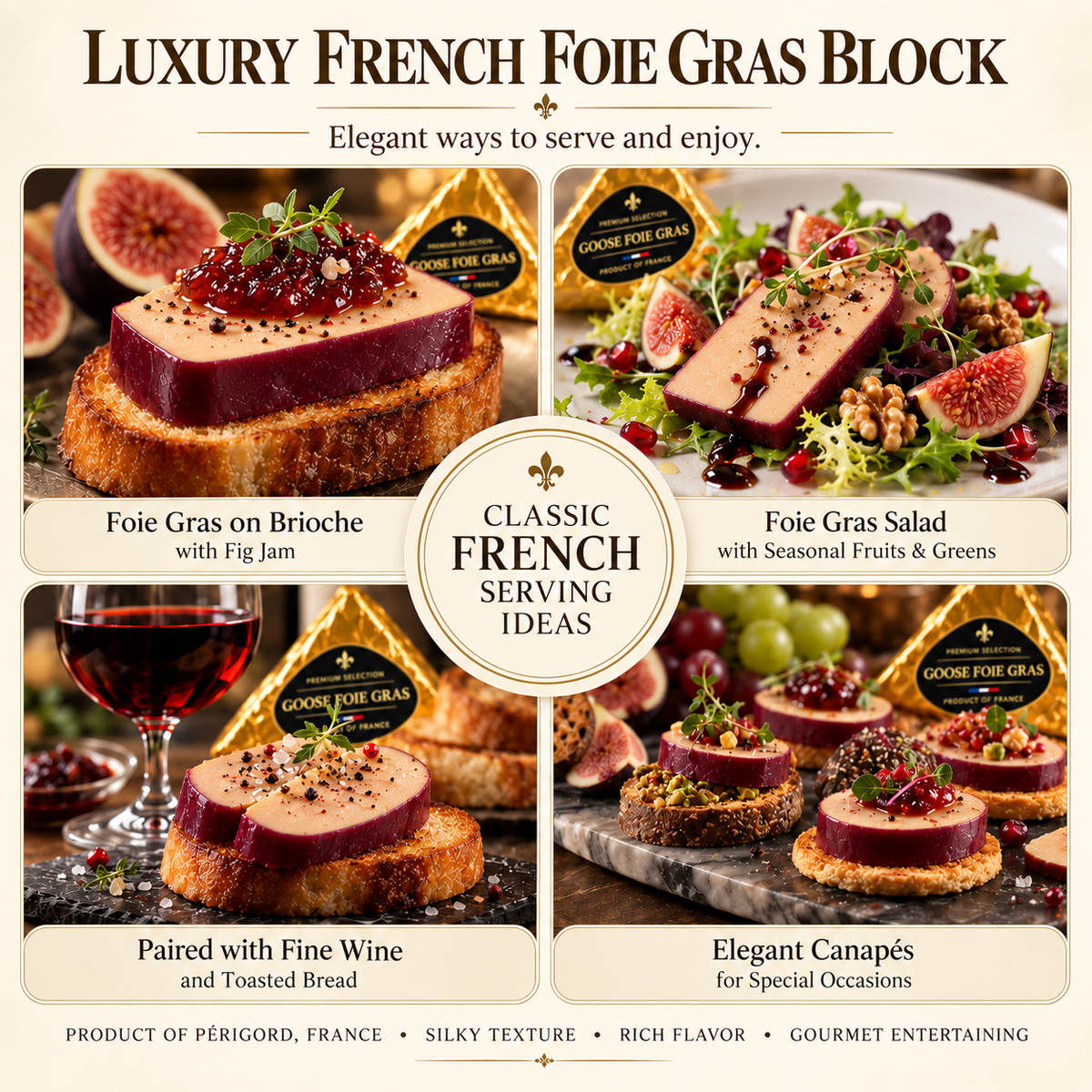 💥🦢Michelin-Star Foie Gras✅🦢Silky, buttery, and unforgettable. Hand-selected, slow-cooked, and ready to eat-ABB8